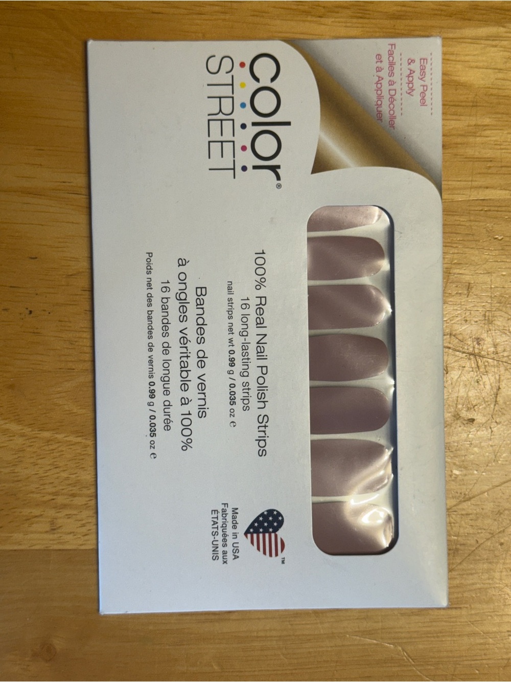 Color Street Pink Nail Polish Strips - Neutral Pink Manchester Mauve